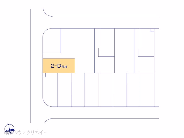 千葉県松戸市新松戸6丁目の新築戸建て全体区画図 ※図面と異なる場合は現況を優先