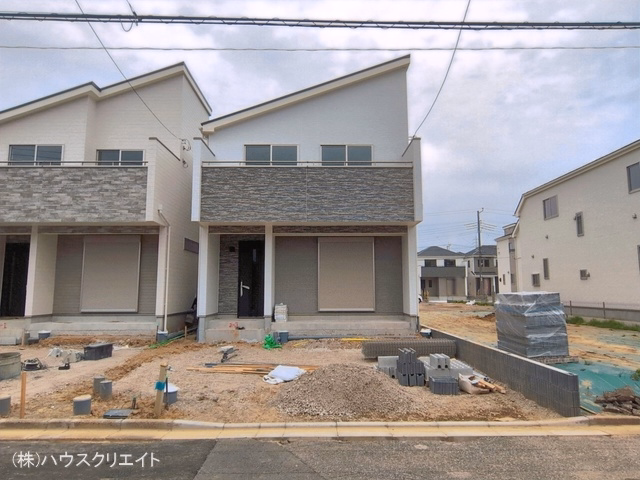 千葉県松戸市新松戸６丁目の新築戸建て外構写真 2026年6月1日撮影