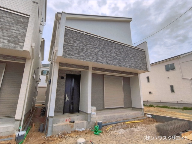 千葉県松戸市新松戸６丁目の新築戸建て外構写真 2026年6月1日撮影