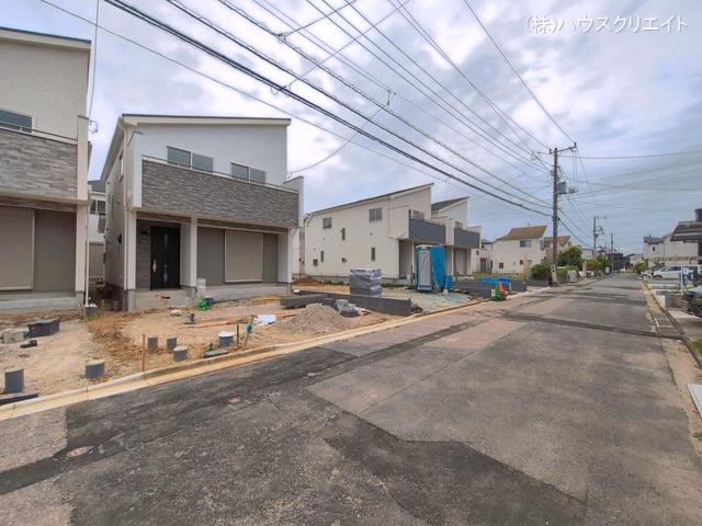 千葉県松戸市新松戸６丁目の新築戸建て外構写真 2026年6月1日撮影