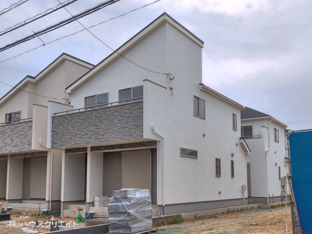 千葉県松戸市新松戸６丁目の新築戸建て外構写真 2026年6月1日撮影