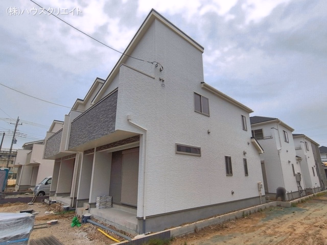 千葉県松戸市新松戸６丁目の新築戸建て外構写真 2026年6月1日撮影