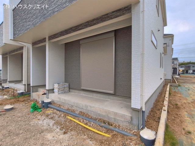 千葉県松戸市新松戸６丁目の新築戸建て外構写真 2026年6月1日撮影