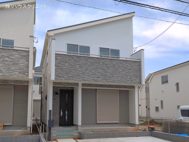 千葉県松戸市新松戸６丁目の新築戸建て外構写真 2026年6月21日撮影