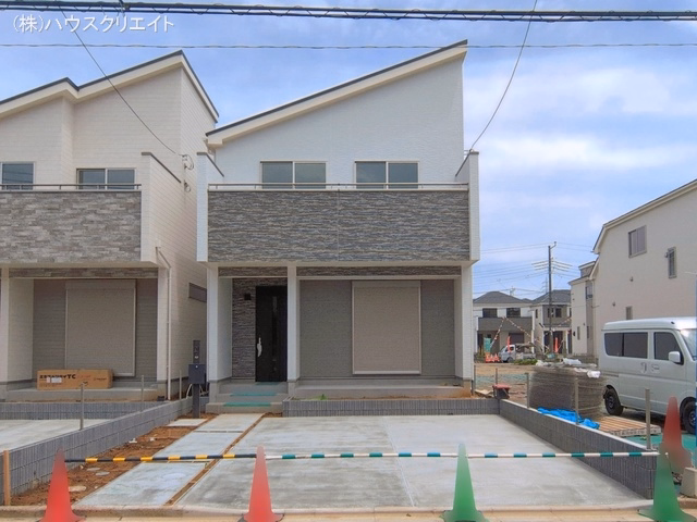 千葉県松戸市新松戸６丁目の新築戸建て外構写真 2026年6月21日撮影