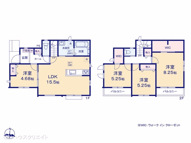 新築戸建て 松戸市中金杉4丁目115番 C号棟 間取図