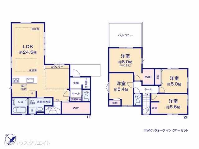 流山市鰭ケ崎（戸建）01 間取図