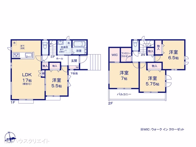 松戸市西馬橋5丁目（戸建）A 間取図