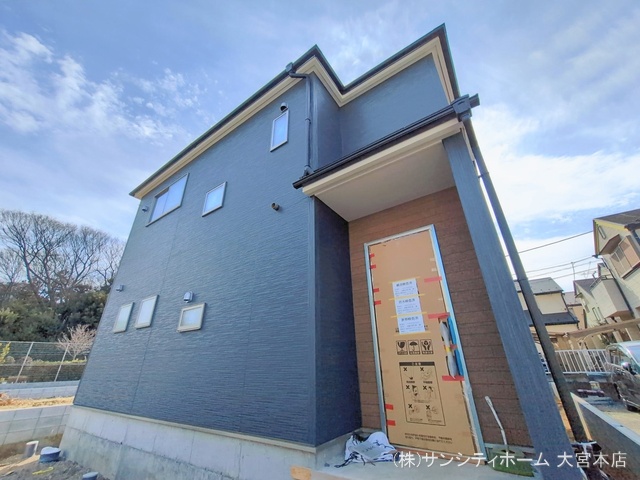 埼玉県さいたま市岩槻区宮町２丁目の新築戸建て外構写真 2026年2月5日撮影