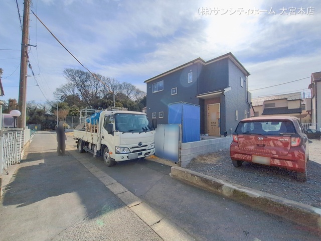 埼玉県さいたま市岩槻区宮町２丁目の新築戸建て外構写真 2026年2月5日撮影