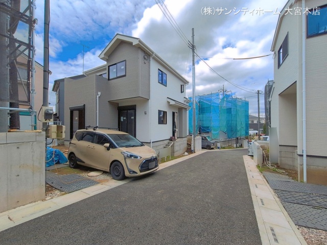 埼玉県さいたま市岩槻区府内2丁目の新築戸建て外構写真 2026年5月27日撮影