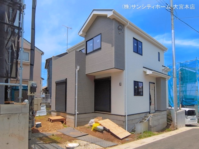 埼玉県さいたま市岩槻区府内2丁目の新築戸建て外構写真 2026年6月15日撮影