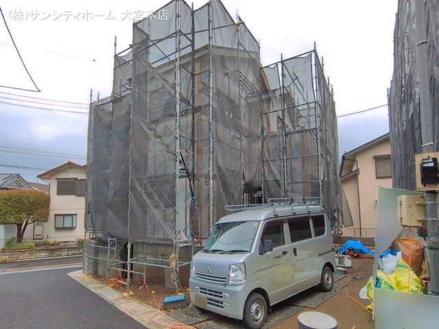 埼玉県さいたま市岩槻区府内２丁目の新築戸建てシート写真 2026年4月1日撮影