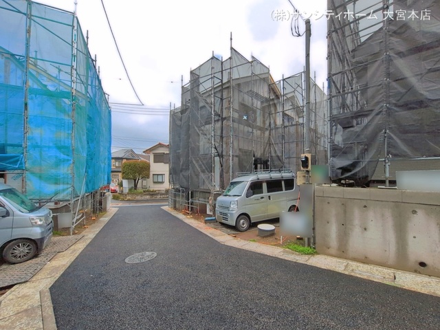 埼玉県さいたま市岩槻区府内２丁目の新築戸建てシート写真 2026年4月1日撮影