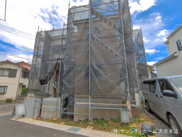 埼玉県さいたま市岩槻区府内2丁目の新築戸建てシート写真 2026年5月27日撮影