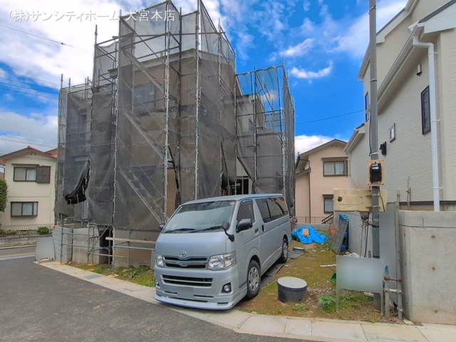 埼玉県さいたま市岩槻区府内2丁目の新築戸建てシート写真 2026年5月27日撮影
