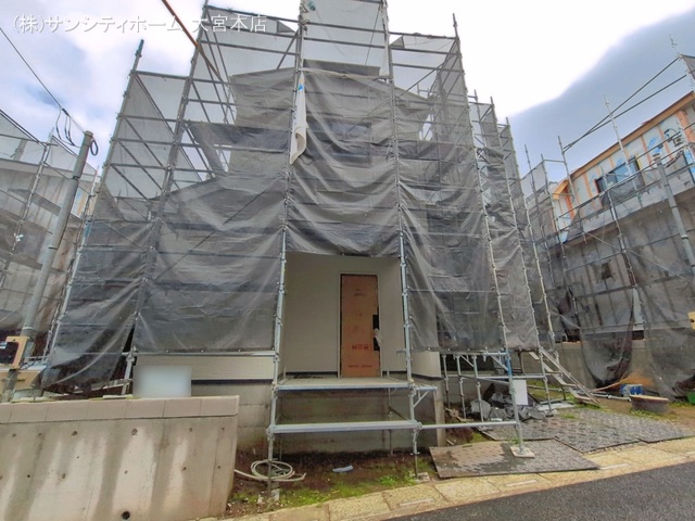 埼玉県さいたま市岩槻区府内２丁目の新築戸建てシート写真 2026年4月1日撮影