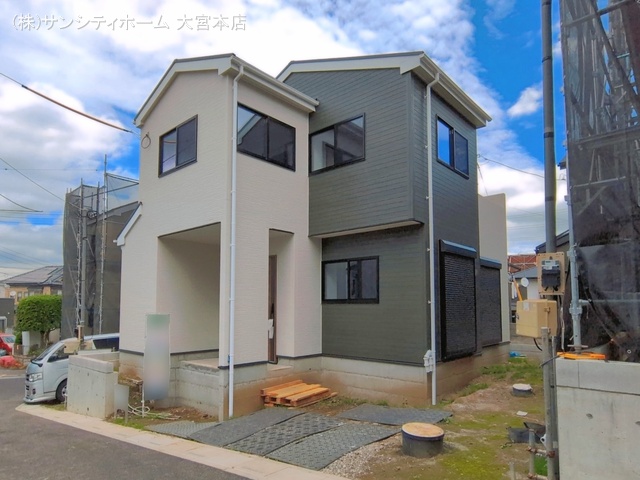 埼玉県さいたま市岩槻区府内2丁目の新築戸建て外構写真 2026年5月27日撮影