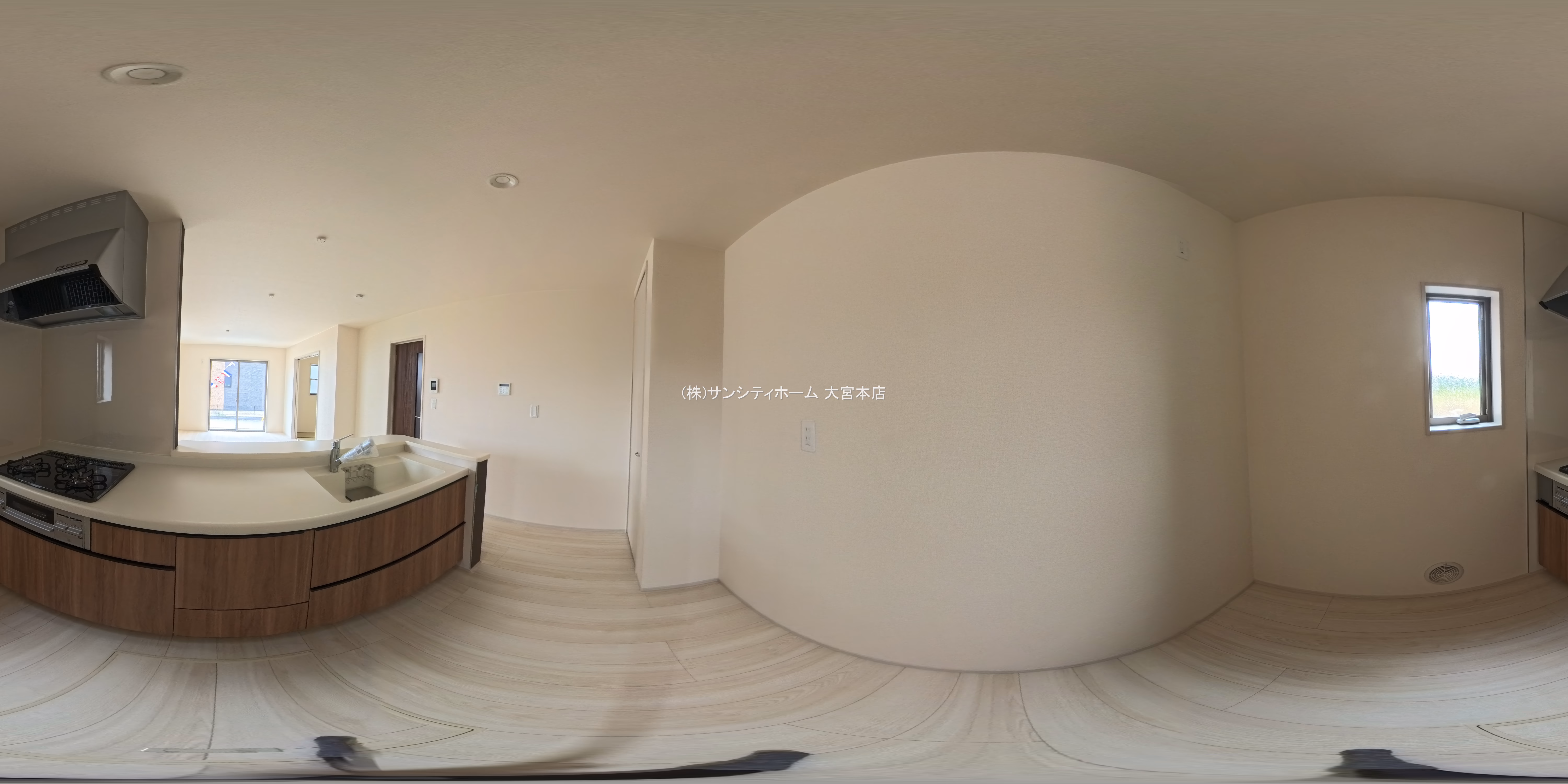 さいたま市岩槻区上野1丁目（戸建）03 パノラマ（キッチン）