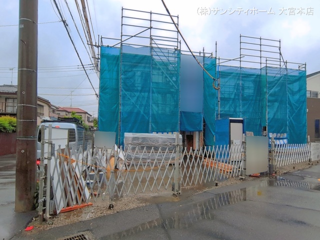 埼玉県さいたま市岩槻区日の出町の新築戸建てシート写真 2026年4月26日撮影