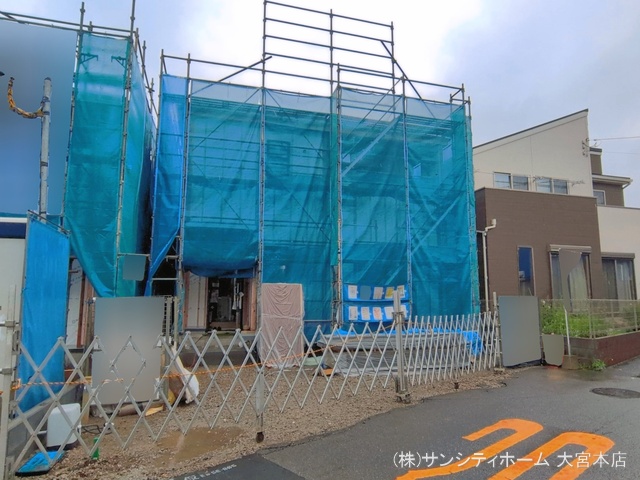 埼玉県さいたま市岩槻区日の出町の新築戸建てシート写真 2026年4月26日撮影