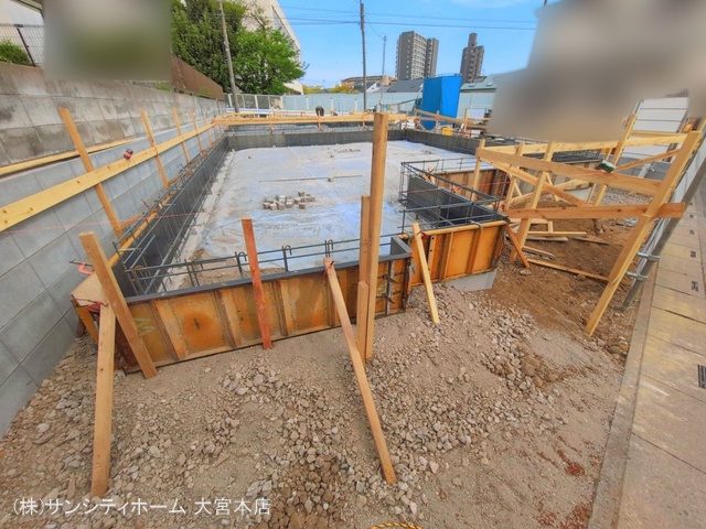 埼玉県さいたま市大宮区三橋１丁目の新築戸建て基礎写真 2026年4月19日撮影