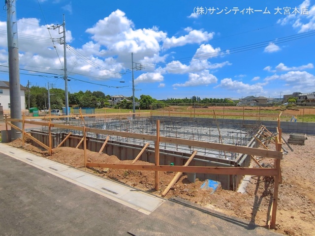 埼玉県さいたま市岩槻区城南1丁目の新築戸建て基礎写真 2026年5月10日撮影