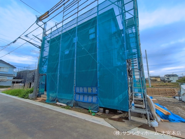 埼玉県さいたま市岩槻区城南1丁目の新築戸建てシート写真 2026年6月21日撮影