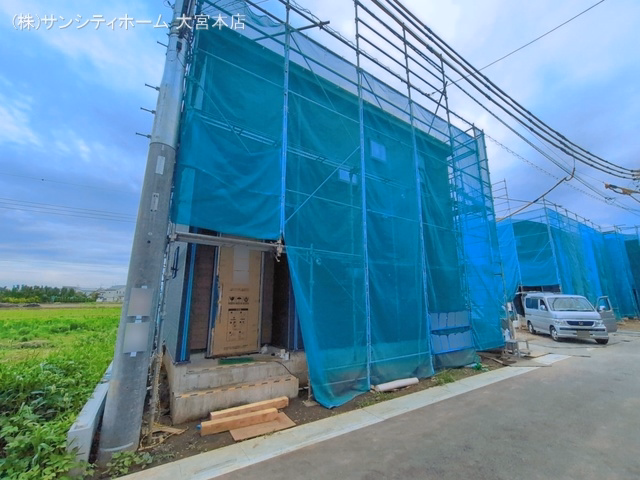 埼玉県さいたま市岩槻区城南1丁目の新築戸建てシート写真 2026年6月21日撮影