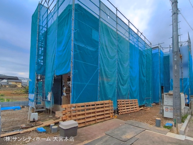埼玉県さいたま市岩槻区城南1丁目の新築戸建てシート写真 2026年6月21日撮影
