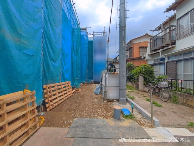 埼玉県さいたま市岩槻区城南1丁目の新築戸建てシート写真 2026年6月21日撮影