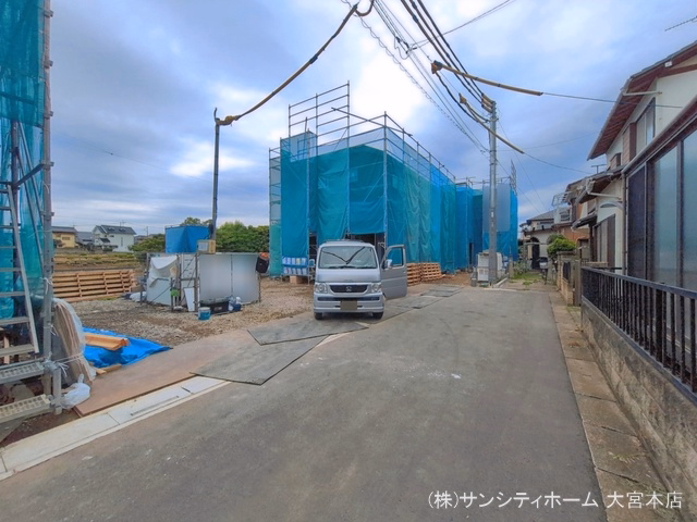 埼玉県さいたま市岩槻区城南1丁目の新築戸建てシート写真 2026年6月21日撮影