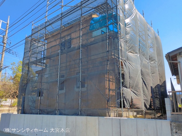 埼玉県さいたま市見沼区大字東宮下の新築戸建て上棟写真 2026年4月7日撮影