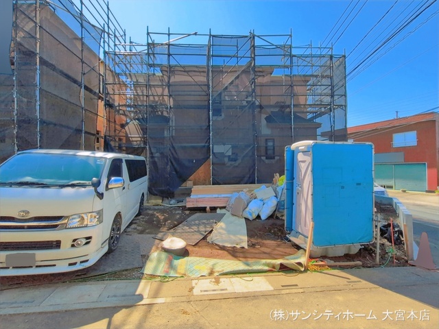 埼玉県さいたま市見沼区大字東宮下の新築戸建て上棟写真 2026年4月7日撮影