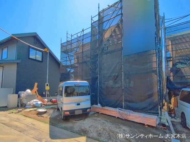 埼玉県さいたま市見沼区大字東宮下の新築戸建て上棟写真 2026年4月7日撮影