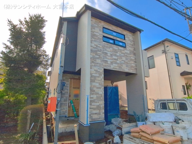 埼玉県さいたま市見沼区東大宮３丁目の新築戸建て外構写真 2026年4月5日撮影