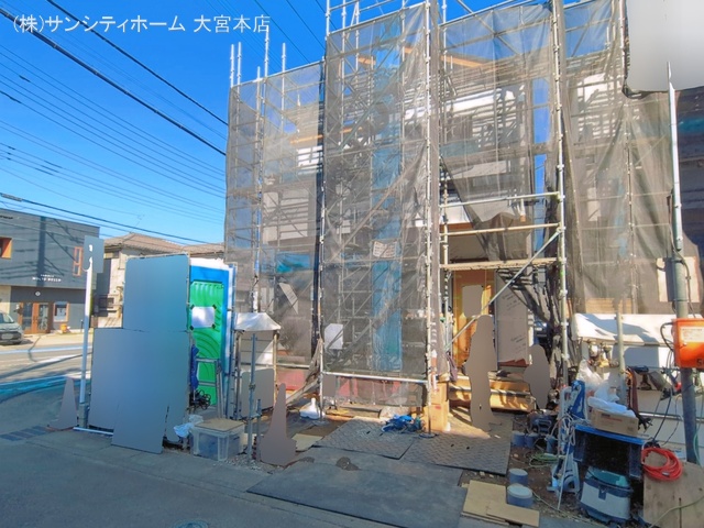 埼玉県さいたま市見沼区春岡２丁目の新築戸建てシート写真 2026年4月7日撮影