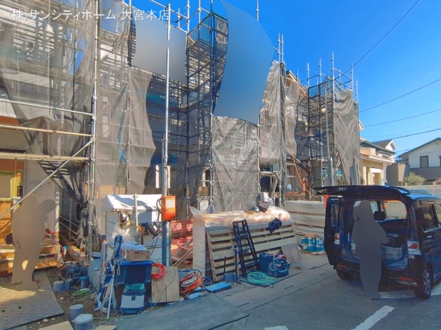 埼玉県さいたま市見沼区春岡２丁目の新築戸建てシート写真 2026年4月7日撮影