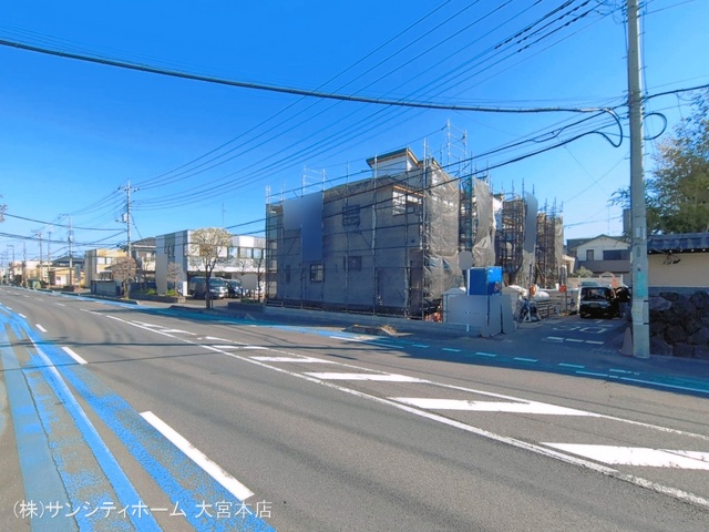 埼玉県さいたま市見沼区春岡２丁目の新築戸建てシート写真 2026年4月7日撮影