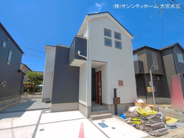 埼玉県さいたま市岩槻区宮町1丁目の新築戸建て完成写真 2026年5月6日撮影