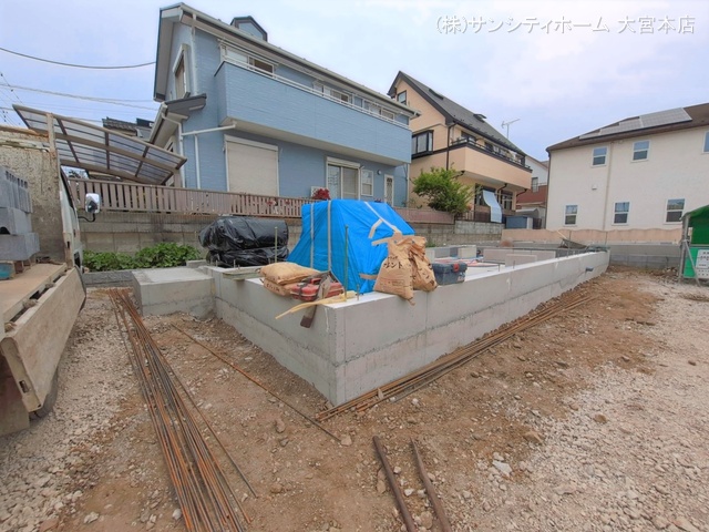 埼玉県さいたま市岩槻区城南1丁目の新築戸建て基礎写真 2026年6月1日撮影