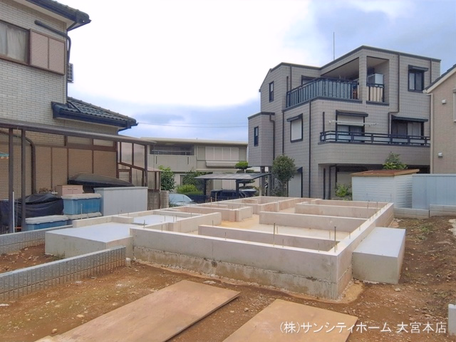 新築戸建て 大宮8期 1号棟 基礎