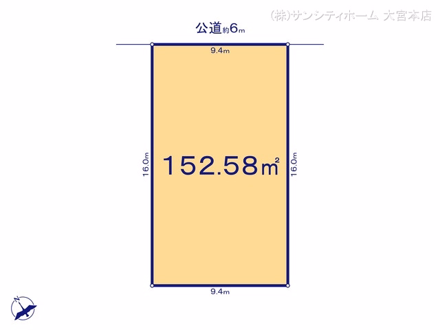 さいたま市岩槻区大字上野(土地)03 区画図