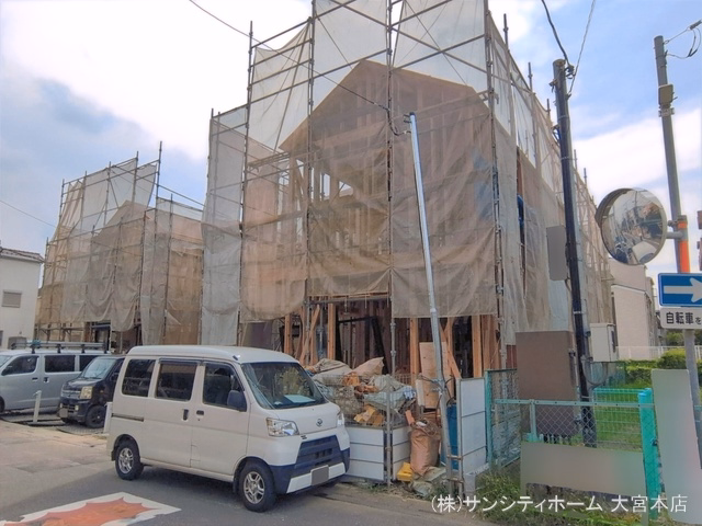 さいたま市大宮区大成町2丁目（戸建）01 上棟