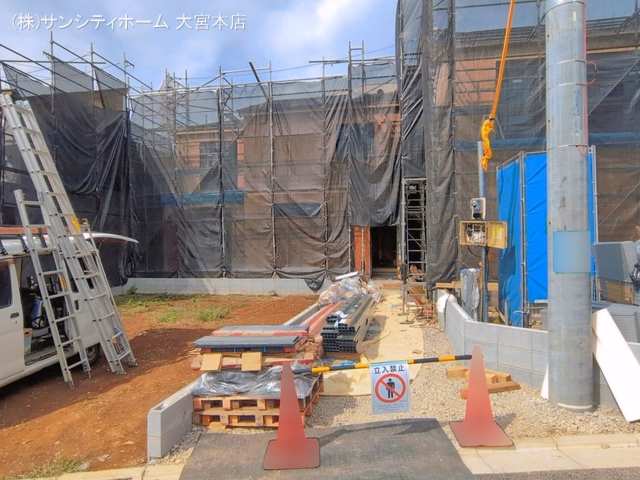 さいたま市大宮区天沼町2丁目(戸建)03 上棟