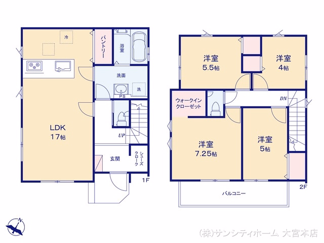 さいたま市大宮区天沼町2丁目(戸建)06 間取図