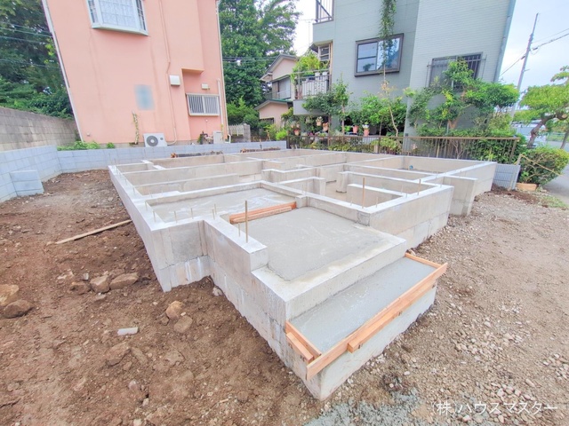 埼玉県さいたま市見沼区大字大谷の新築戸建て基礎写真 2025年7月13日撮影