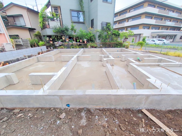 埼玉県さいたま市見沼区大字大谷の新築戸建て基礎写真 2025年7月13日撮影
