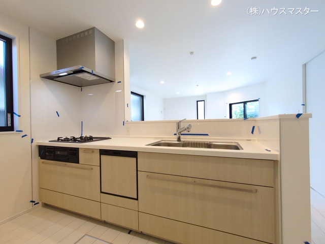 埼玉県さいたま市大宮区堀の内町3丁目の新築戸建てキッチン写真 2025年10月1日撮影