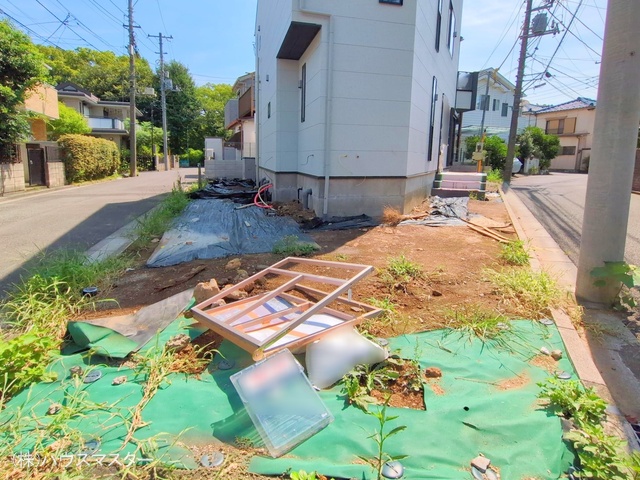埼玉県さいたま市大宮区堀の内町3丁目の新築戸建て外構写真 2025年8月17日撮影